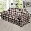 Pink Plaid Tartan Sofa Cover-grizzshop