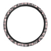 Pink Plaid Tartan Steering Wheel Cover-grizzshop