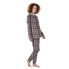 Pink Plaid Tartan Women's Pajamas-grizzshop