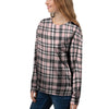 Pink Plaid Tartan Women's Sweatshirt-grizzshop