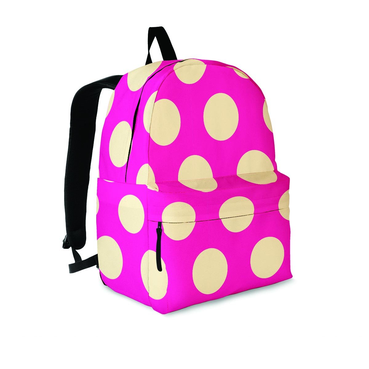 Pink Polka Dot Backpack-grizzshop