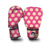 Pink Polka Dot Boxing Gloves-grizzshop