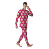 Pink Polka Dot Men's Pajamas-grizzshop