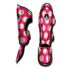 Pink Polka Dot Muay Thai Shin Guard-grizzshop