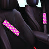 Pink Polka Dot Seat Belt Cover-grizzshop