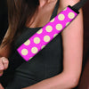 Pink Polka Dot Seat Belt Cover-grizzshop