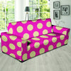 Pink Polka Dot Sofa Cover-grizzshop