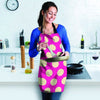 Pink Polka Dot Women's Apron-grizzshop