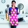 Pink Polka Dot Women's Apron-grizzshop