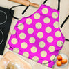 Pink Polka Dot Women's Apron-grizzshop