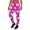 Pink Polka Dot Women's Joggers-grizzshop