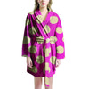 Pink Polka Dot Women's Robe-grizzshop