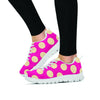 Pink Polka Dot Women's Sneakers-grizzshop