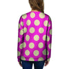 Pink Polka Dot Women's Sweatshirt-grizzshop