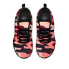 Pink Red And Black Camouflage Print Black Sneaker-grizzshop