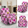 Pink Ribbon Breast Cancer Awareness Print Pattern Recliner Cover-grizzshop