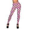 Pink Ribbon Breast Cancer Awareness Print Pattern Women Leggings-grizzshop