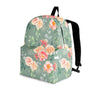 Pink Rose And Peony Floral Backpack-grizzshop