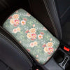 Pink Rose And Peony Floral Car Console Cover-grizzshop