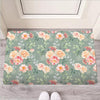 Pink Rose And Peony Floral Door Mat-grizzshop