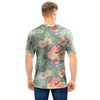 Pink Rose And Peony Floral Men T Shirt-grizzshop