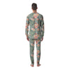 Pink Rose And Peony Floral Men's Pajamas-grizzshop