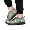 Pink Rose And Peony Floral Men's Sneakers-grizzshop