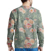 Pink Rose And Peony Floral Men's Sweatshirt-grizzshop