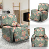 Pink Rose And Peony Floral Recliner Cover-grizzshop