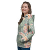 Pink Rose And Peony Floral Women's Hoodie-grizzshop