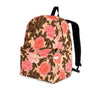 Pink Rose Floral Backpack-grizzshop