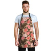 Pink Rose Floral Men's Apron-grizzshop