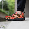 Pink Rose Floral Men's Sneakers-grizzshop