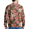 Pink Rose Floral Men's Sweatshirt-grizzshop