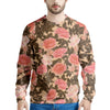 Pink Rose Floral Men's Sweatshirt-grizzshop