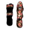 Pink Rose Floral Muay Thai Shin Guard-grizzshop