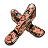 Pink Rose Floral Muay Thai Shin Guard-grizzshop