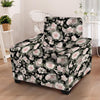 Pink Rose Floral Pattern Print Armchair Cover-grizzshop