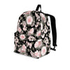 Pink Rose Floral Pattern Print Backpack-grizzshop