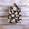 Pink Rose Floral Pattern Print Backpack-grizzshop