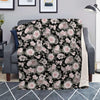 Pink Rose Floral Pattern Print Blanket-grizzshop