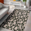 Pink Rose Floral Pattern Print Floor Mat-grizzshop