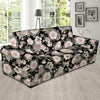 Pink Rose Floral Pattern Print Sofa Cover-grizzshop