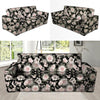 Pink Rose Floral Pattern Print Sofa Cover-grizzshop