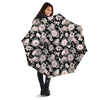 Pink Rose Floral Pattern Print Umbrella-grizzshop