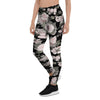 Pink Rose Floral Pattern Print Women's Leggings-grizzshop