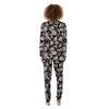 Pink Rose Floral Pattern Print Women's Pajamas-grizzshop