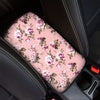 Pink Rose Floral Print Car Console Cover-grizzshop