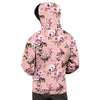 Pink Rose Floral Print Men's Hoodie-grizzshop