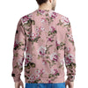 Pink Rose Floral Print Men's Sweatshirt-grizzshop